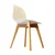 Hanah Home SND3015 set trpezarijskih stolica 2 kom, bela/hrast