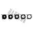 Beiter Insert Round Set 12 mm 5-Set