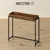 Homestar Konsolna miza 100x30x91 cm rjava