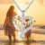 Ogrlica I Love You Mom - Srebrna KP28755
