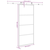 Klizna vrata s priborom 90 x 205 cm od ESG stakla i aluminija