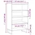 Visoka komoda siva boja betona 57x35x90 cm konstruirano drvo