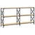 Konzolni stol boja hrasta 156x28x80,5 cm konstruirano drvo