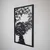 Wallity Zidna dekoracija Kybele-APT036MS, 45x70 cm, 1.5 mm, Crna