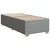 Vidaxl Box spring postelja z vzmetnico svetlo siv 100x200 cm blago