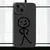 Silikonski ovitek Stickman za iPhone 12 Pro Max
