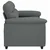vidaXL Dvosed temno siv 160x81x84 cm blago