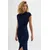 My Essential Wardrobe Obleka Nupti temno modra