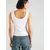 GUESS Top srebrna/bela