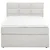 Carryhome POSTELJA BOXSPRING 100 cm x 200 cm , tekstil sivobela