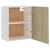 Vidaxl Viseča omarica “Lyon” 2 kosa sonoma hrast 50x31x60 cm