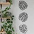 Wallity Zidna dekoracija Tropical, Crna
