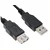 E-GREEN Kabl USB A - USB A M/F produžni 5m crni