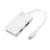 Adapter Mini DP DisplayPort na VGA/DVI/HDMI 3v1