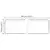 vidaXL Preproga runner MARSA Bela 50 x 350 cm Poliester in PVC