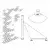 RABALUX Spoljno podno svetlo inox torch hrom