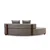 Atelier del Sofa Ugaona garnitura Gondol 105x70x180cm Siva