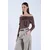 Trend Alacati Stili Ženska bluza Alc-X15152, Braon