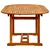 Vrtni stol od masivnog bagremovog drva (150-200) x 100 x 75 cm