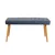 HANAH HOME Trpezarijski sto sa 2 klupe Costa 1048 Atlantic Pine Dark Blue