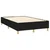 Vidaxl Box spring postelja z vzmetnico črn 120x200 cm blago