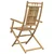 Sklopive vrtne stolice 4 kom 53 x 66 x 99 cm od bambusa