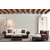 ATELIER DEL SOFA Sofa trosed Fresno 3 Brown White