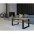 Topeshop Moderna klubska mizica ARTISAN BLACK 1P