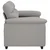 Vidaxl Dvosed kavč sive barve 160x81x84 cm blago
