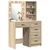 Toaletni stol 2 pcs Smeđa 50 x 41 x 135 cm Konstruirano drvo
