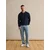 DAN FOX APPAREL Pulover Davin mornarska