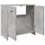 Kupaonski ormarić za umivaonik beton sivi 60x33x60 cm