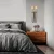 OPVIQ Vall Lamp zidna crna lampa Lumi 15151