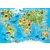 Puzzle Mapa sveta so zvieratkami Educa 150 dielov od 7 rokov EDU18115