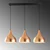Conceptum Hypnose Luster Saglam-3781, 97x16 cm, 3xE27