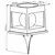 LED solarno svetlo CUBO LED/3,7V 1200 mAh IP44 crna