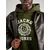 JACK & JONES Majica JJVICTO oliva/bela