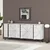 Hanah Home Dune 183 Komoda, Belo-Crna