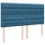 vidaXL vidaXL Box spring postelja z vzmetnico modra 180x200 cm žamet, (21308384)