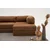 Atelier del Sofa Ugaona garnitura Comfort, 290 cm, Braon