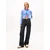 Tommy Jeans Pletena jopa modra/bela