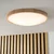 Brilagi - LED plafonsko svetlo CARVALHO MODERN SLIM 3xE27/60W/230V, prečnik 47,5 cm, hrast