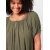 KAFFE CURVE Bluza Ami, rjava