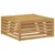 Set vanjskih sofa 5 pcs Bijela i krem Čvrsto drvo akacije