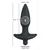 Black Velvets Silicone Vibrating Plug Medium