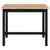 Visoki Bar Sto EKAI Crna 112 x 70 x 91 cm Masivna borovina