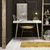 Hanah Home Veronika White Radni sto 100x74x60??cm, Beli