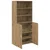 Highboard Umjetnički hrast 80 x 42,5 x 185 cm Konstruirano drvo