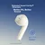Manbuzhehuazai Bluetooth slušalice Flower Zero Air, Tamnosive