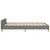 Vidaxl Posteljni okvir brez vzmetnice temno siv 120x200 cm blago
